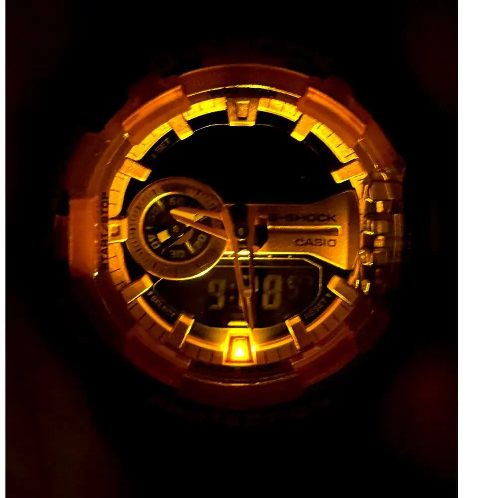 Casio G-Shock GA-400SK-1A4 Clear Pink Skeleton Analog Digital Watch NIBWT